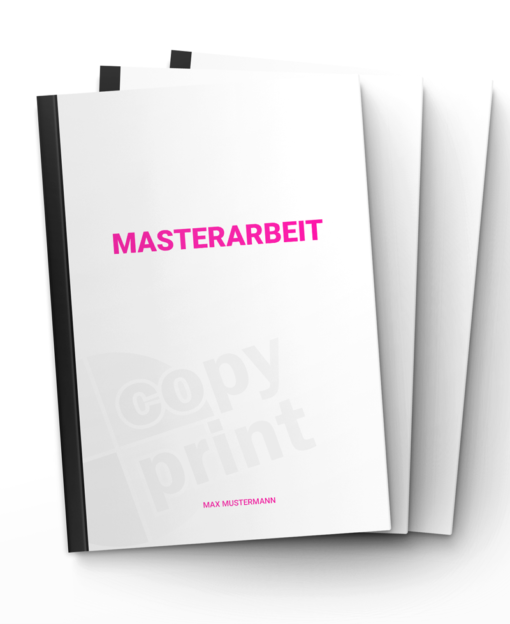 Masterarbeit drucken und binden