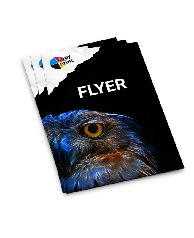 Flyer für Werbung und Veranstaltungen im hochwertigen Digitaldruck.