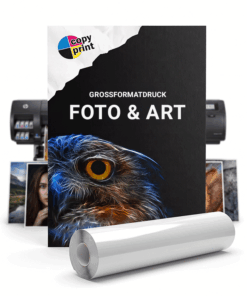 Fotopapier mit kräftigen Farben auf semi-glänzendem oder semi-mattem Papier.