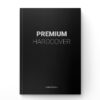 Premium Hardcoverbindung A4 mit edlem Einband und individueller Prägung.