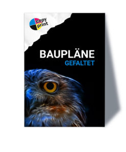 Baupläne gefaltet