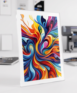 Fotodirektdruck auf Acrylglas mit weißem Rand